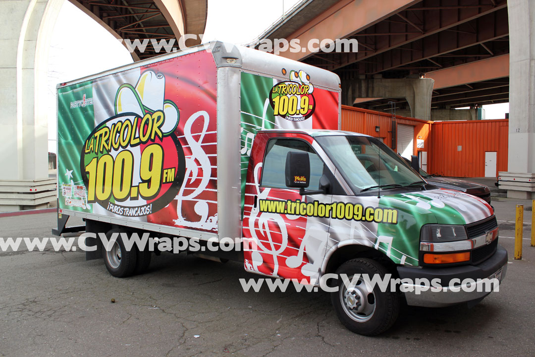 Vinyl Truck Wrap for Radio Tricolor – Custom Vehicle Wraps