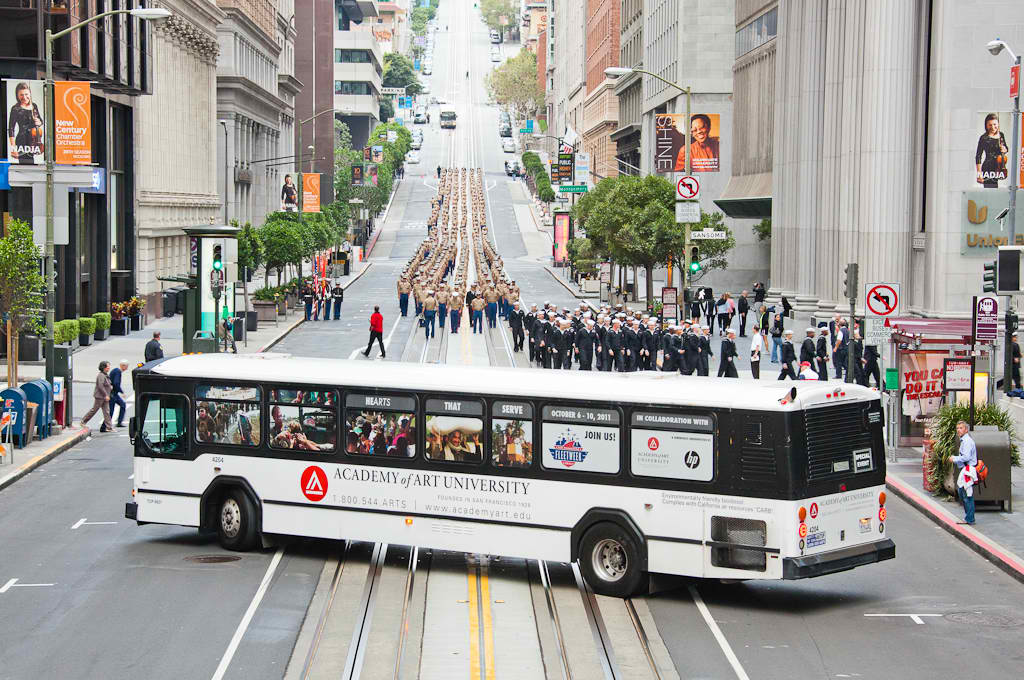 Bus Wrap for San Francisco’s Academy of Art Custom Vehicle Wraps