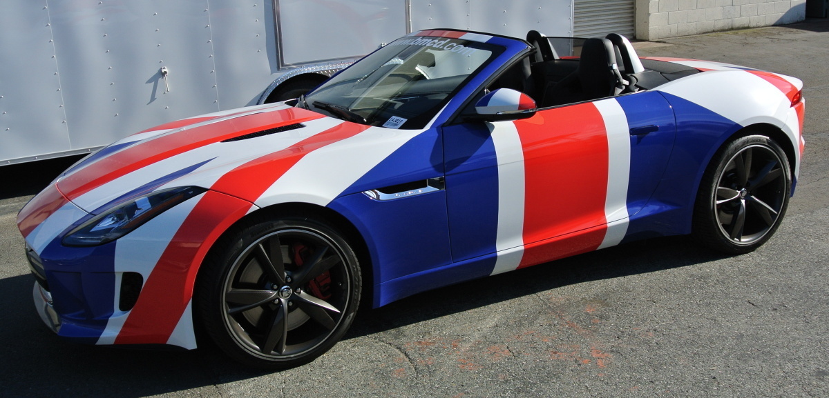 Car Wrap for British Motor Car Distributors – Custom Vehicle Wraps