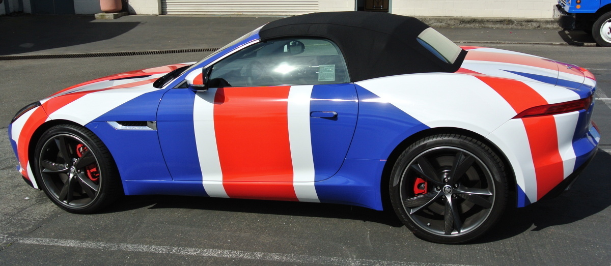 Car Wrap for British Motor Car Distributors – Custom Vehicle Wraps