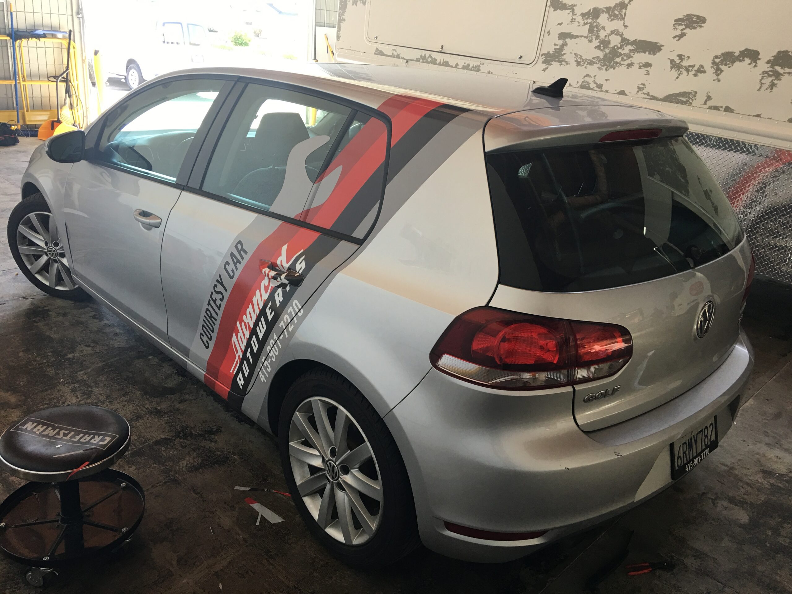advanced autowerks back wrap – Custom Vehicle Wraps