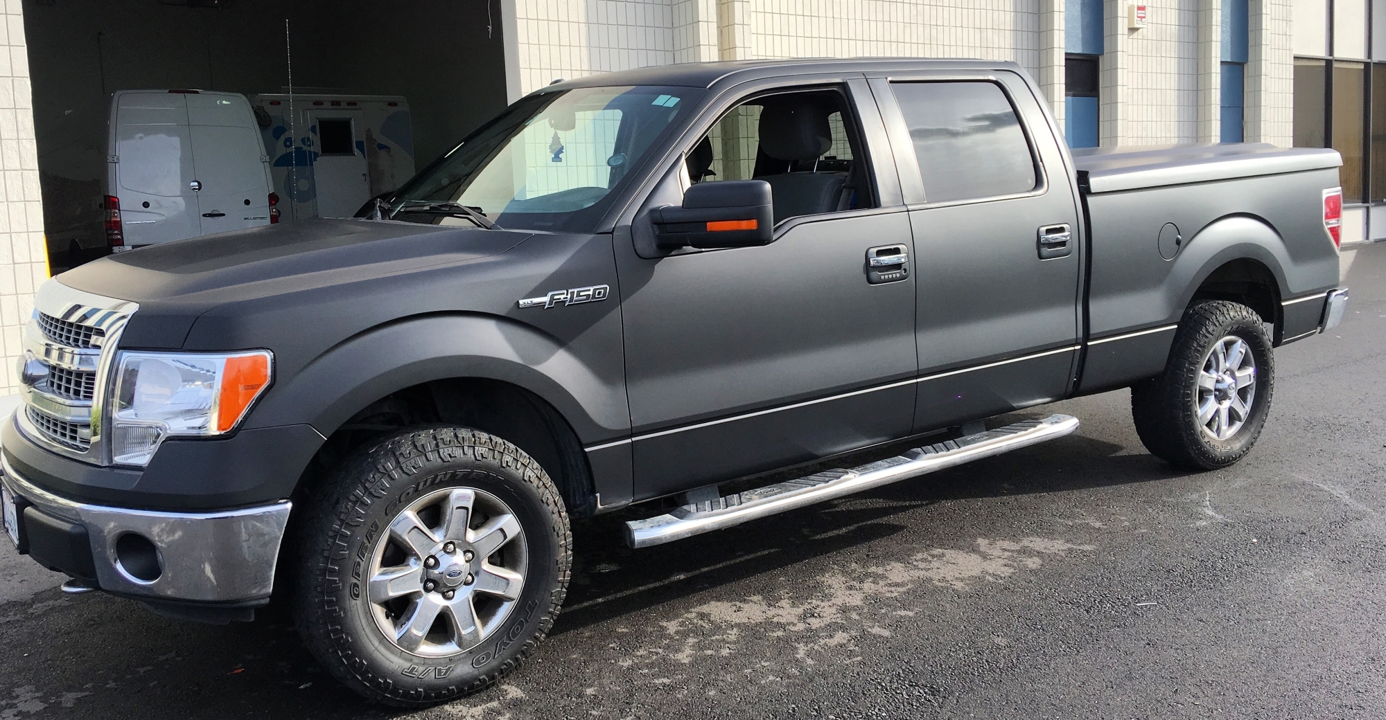 Ford F150 Matte Black Truck Wrap Custom Vehicle Wraps