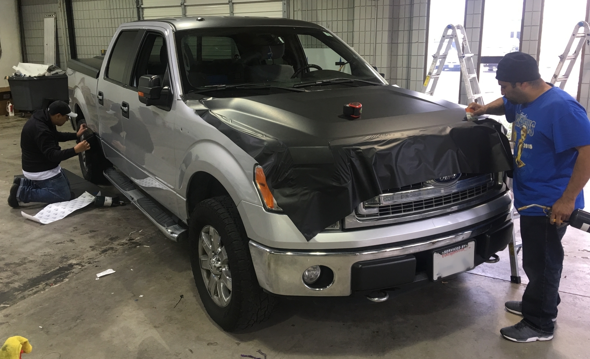 Ford F150 Matte Black Truck Wrap Custom Vehicle Wraps