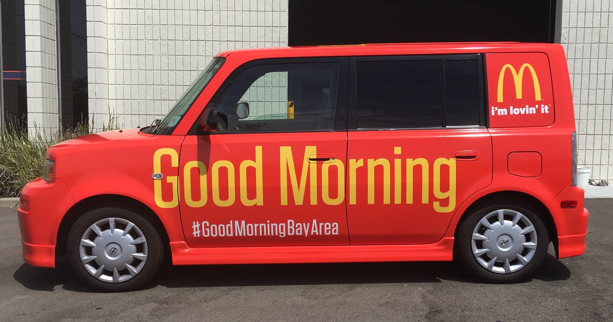 mcdonalds cube car wrap side Custom Vehicle Wraps