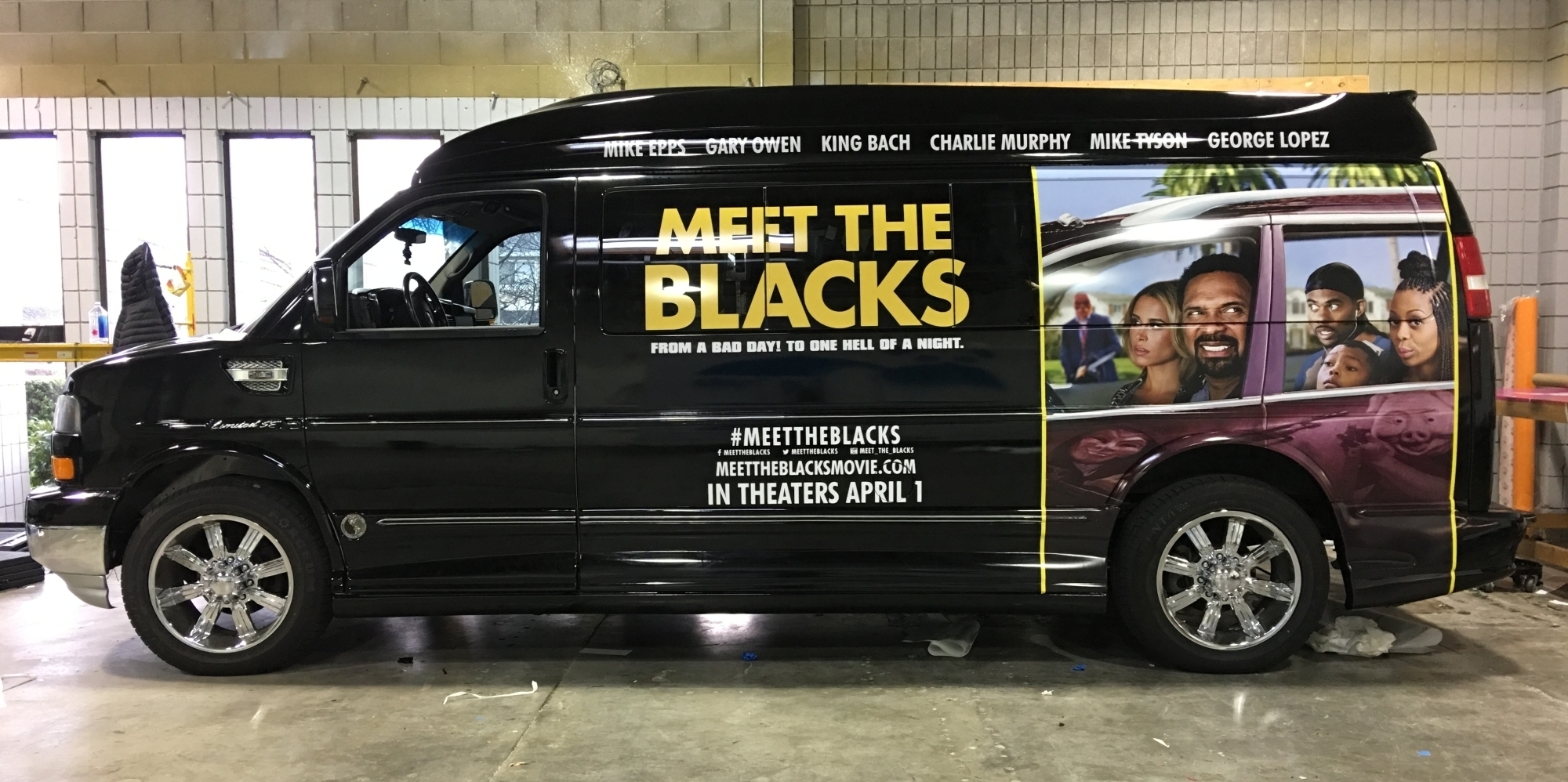 Meet The Blacks Movie Van Wrap – Custom Vehicle Wraps