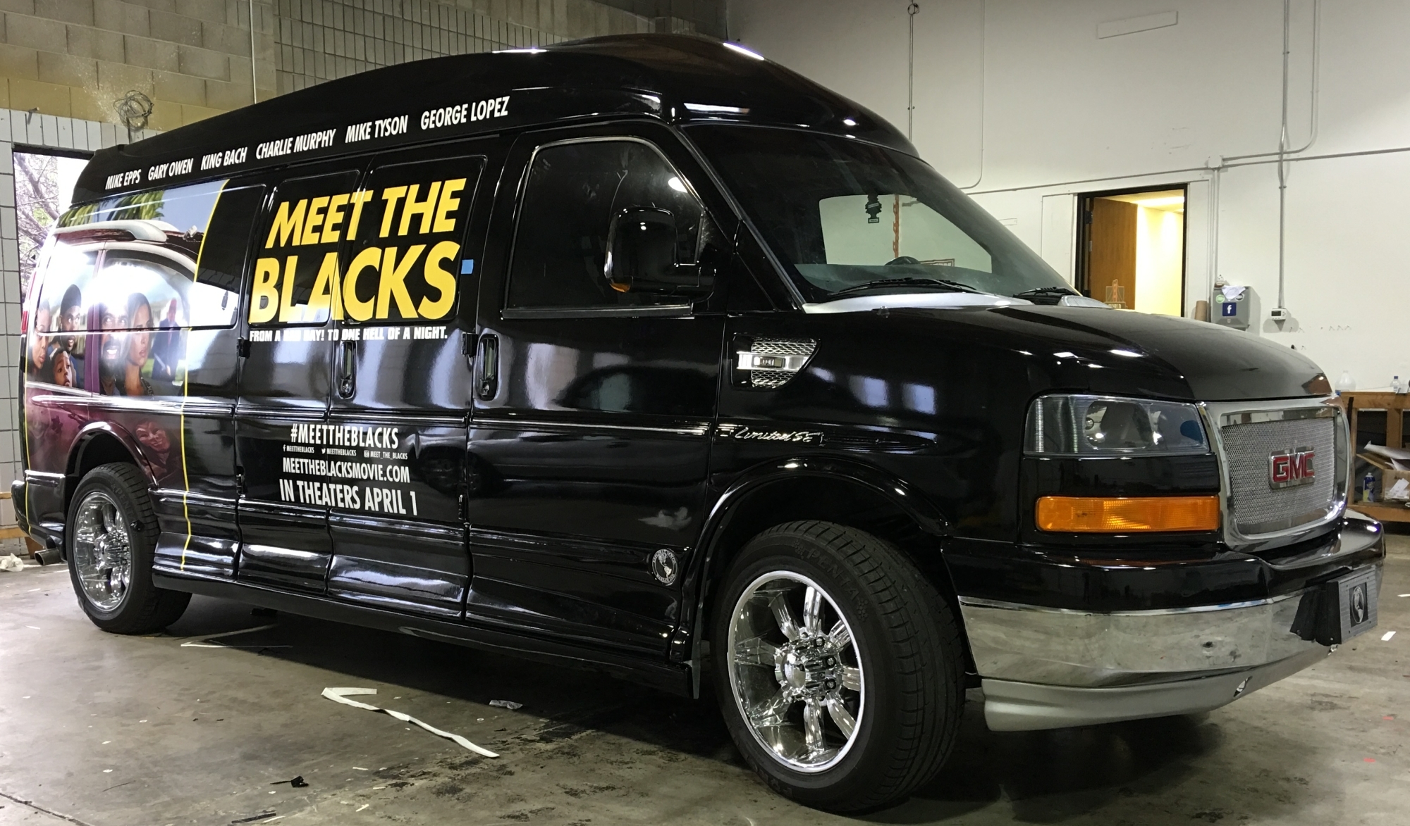 Meet The Blacks Movie Van Wrap – Custom Vehicle Wraps