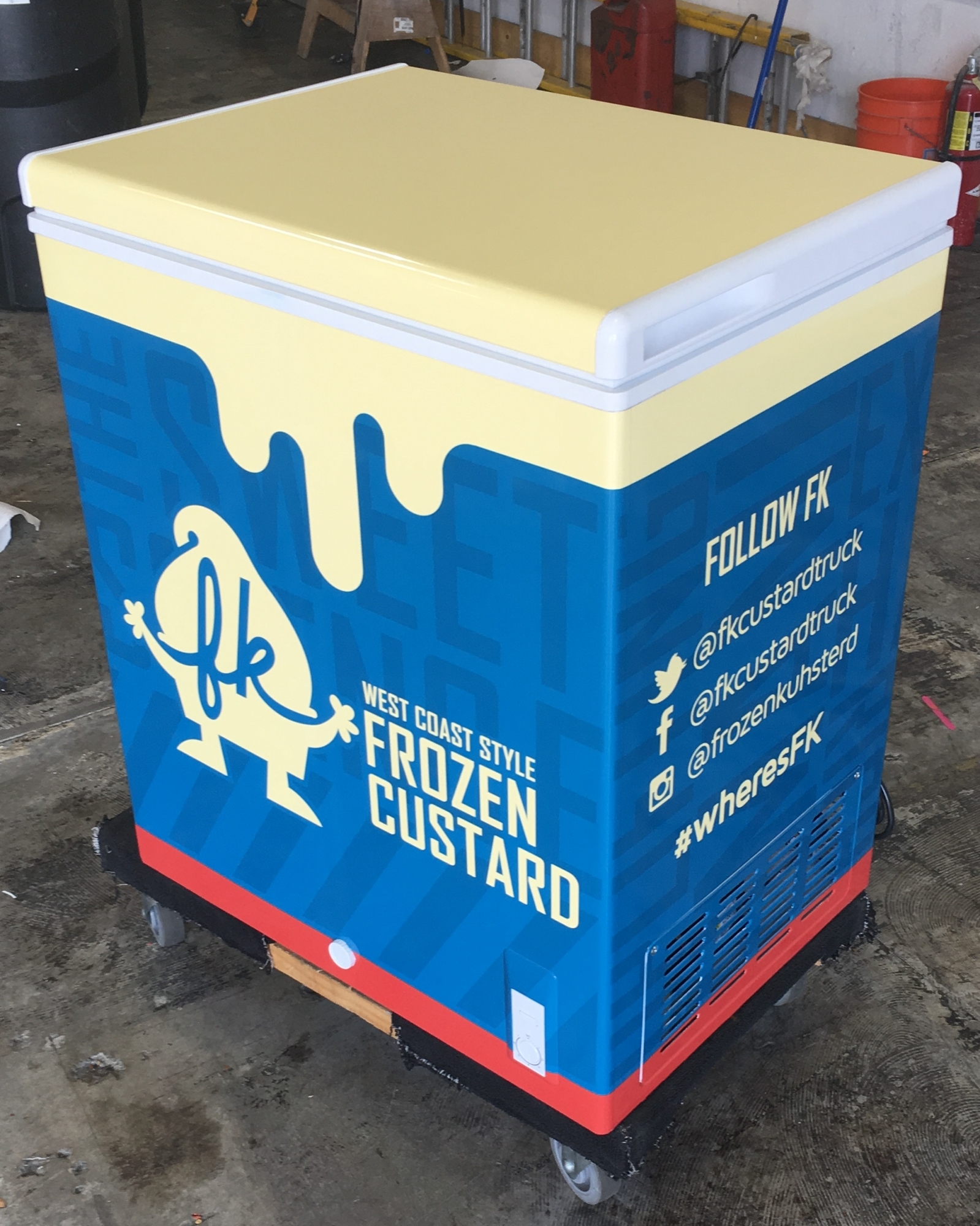 Frozen Custard Freezer Wraps Custom Vehicle Wraps