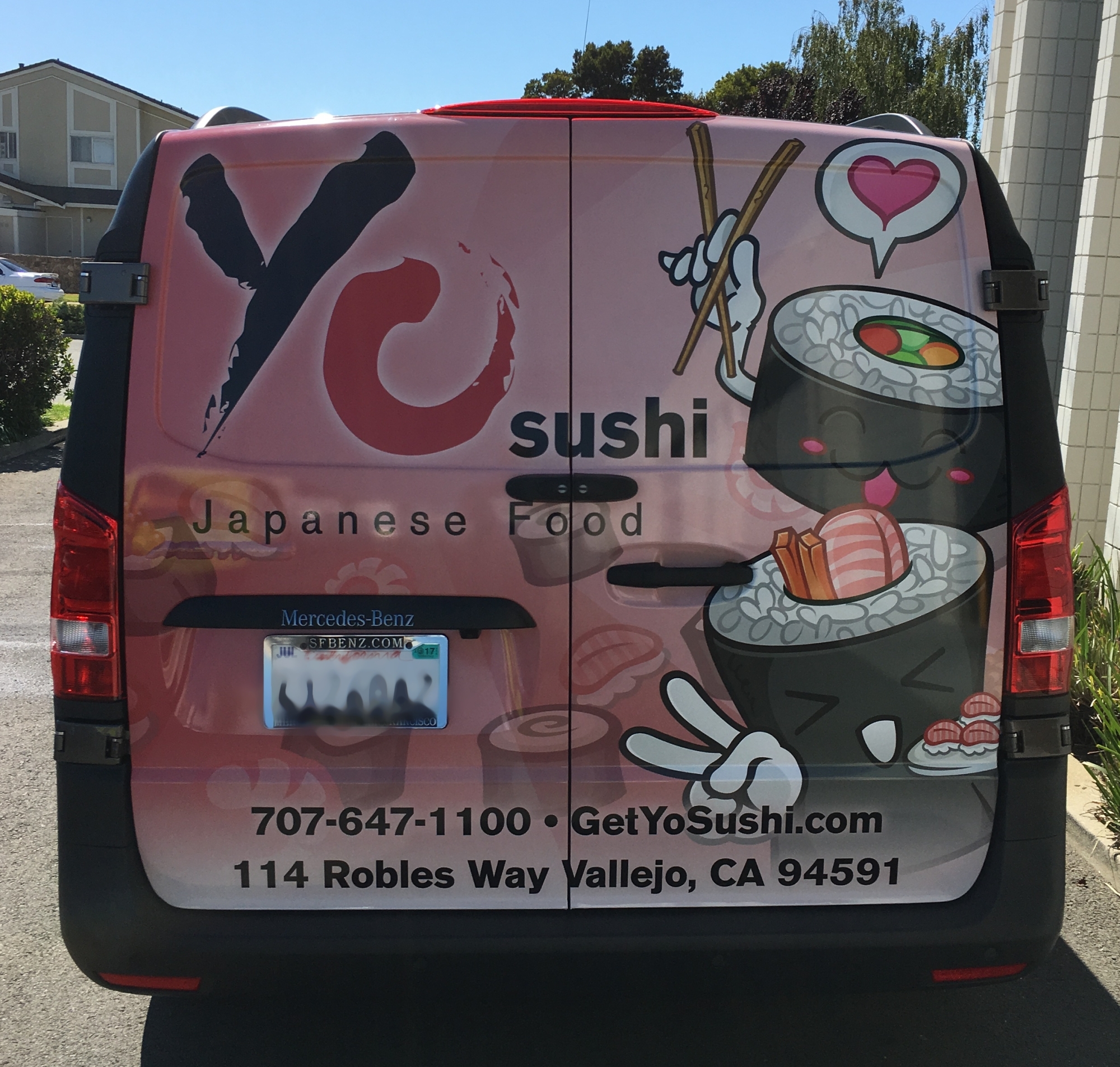 yosushideliveryvanwrap05 Custom Vehicle Wraps