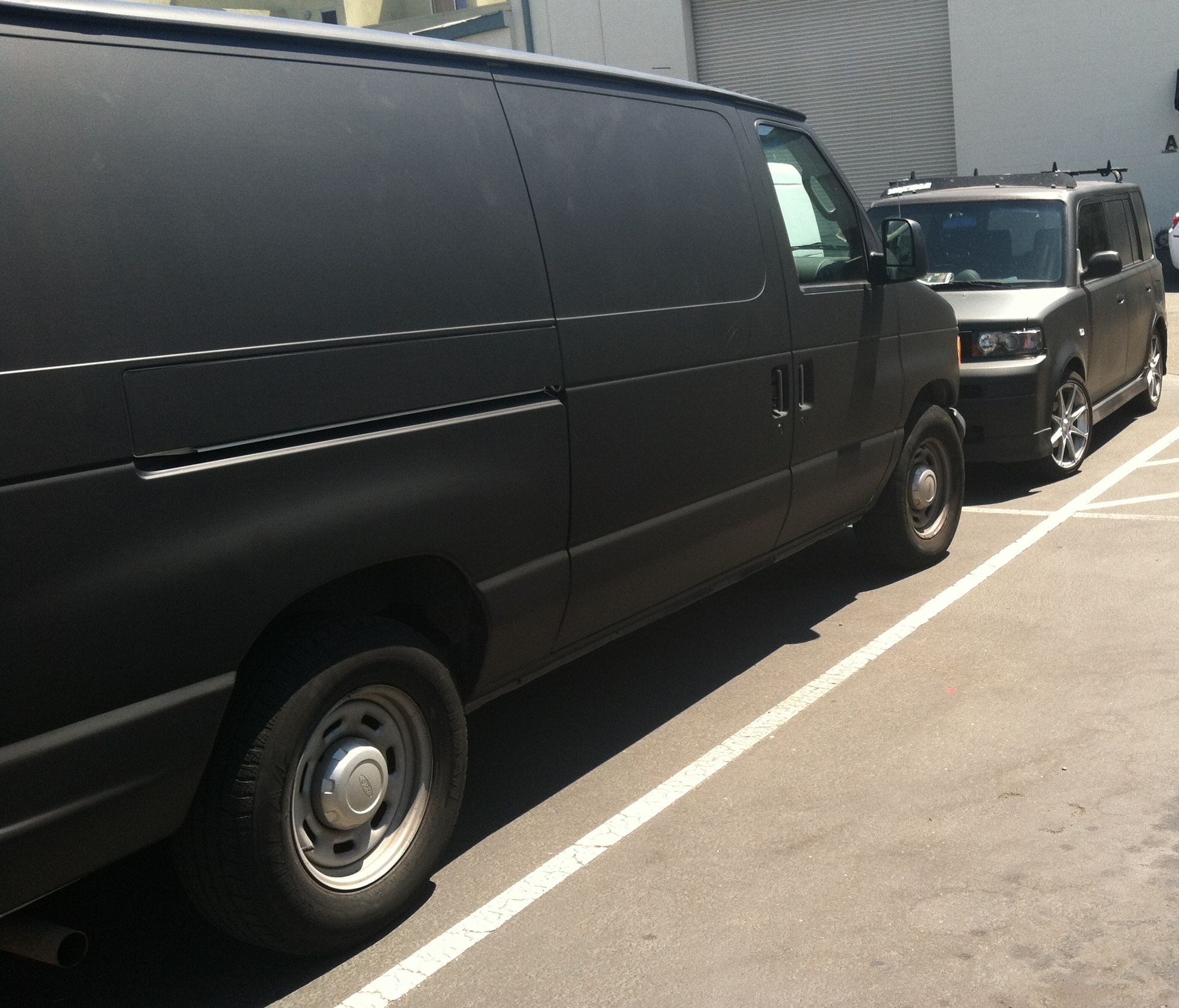 Matte Black Van Wrap Custom Vehicle Wraps