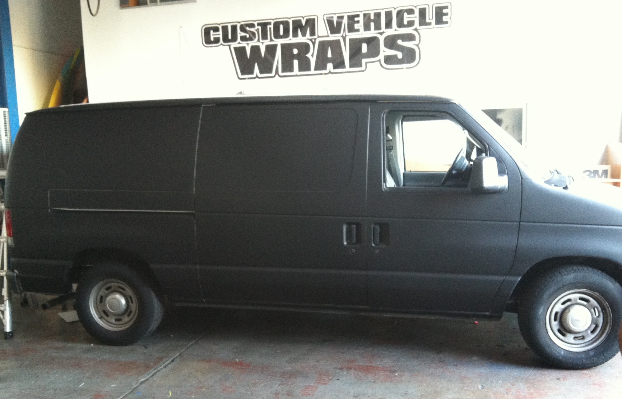 Matte Black Van Wrap Custom Vehicle Wraps