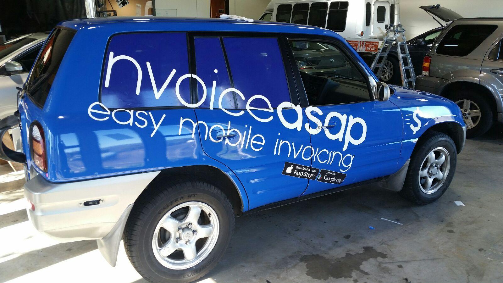 Invoice ASAP SUV Wrap Custom Vehicle Wraps