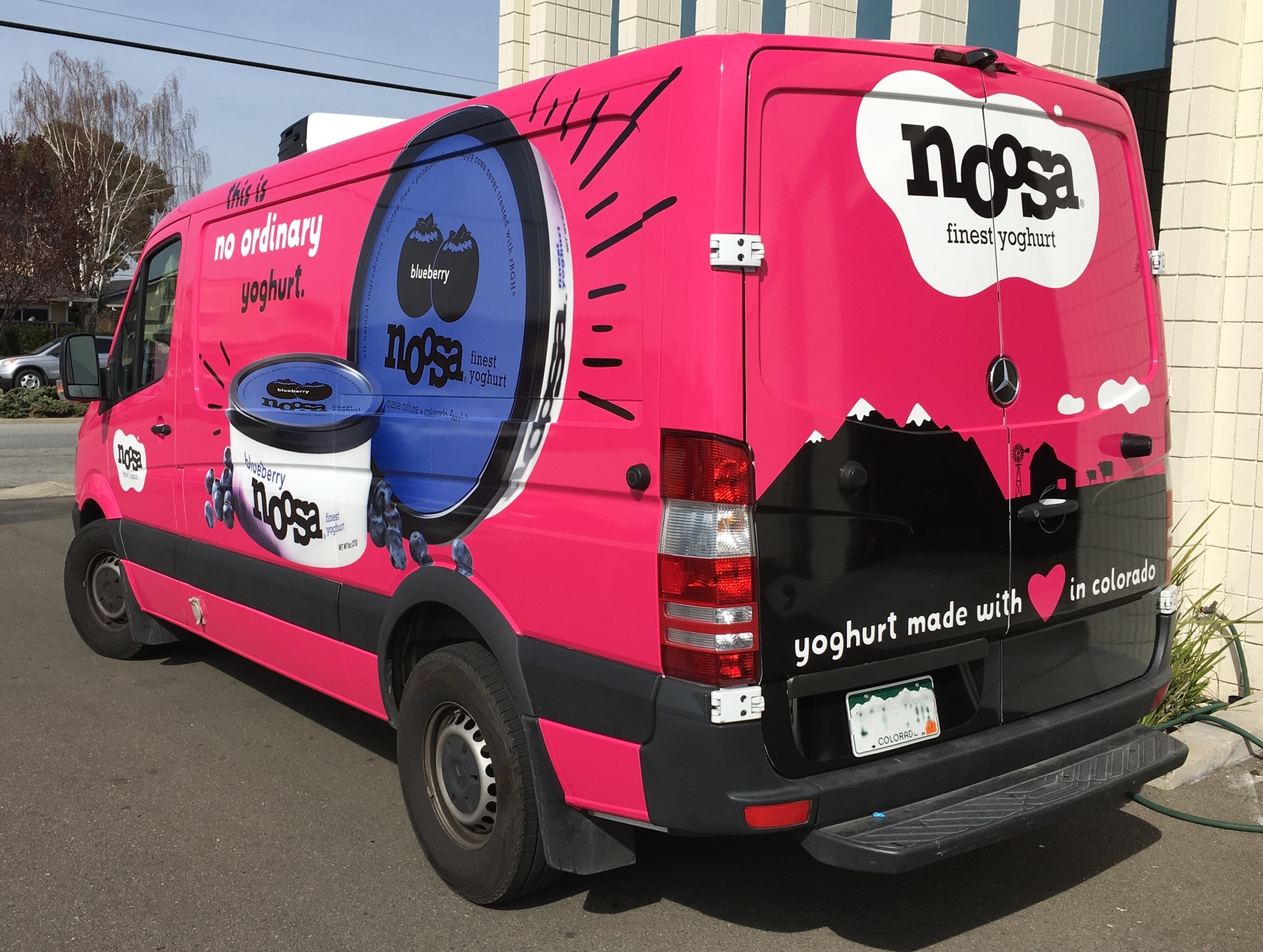 noosa yogurt van wrap Custom Vehicle Wraps