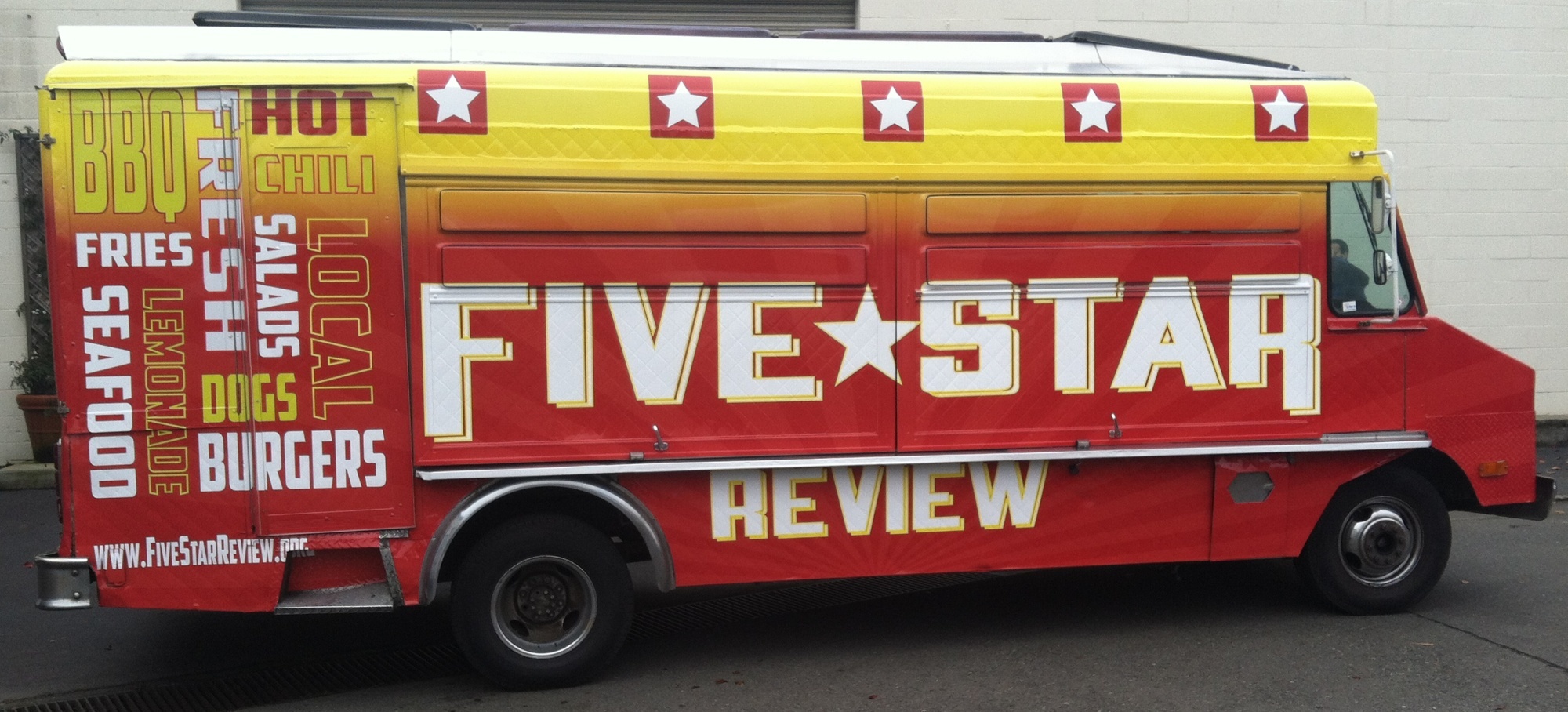 five star food truck wrap-03 - Custom Vehicle Wraps