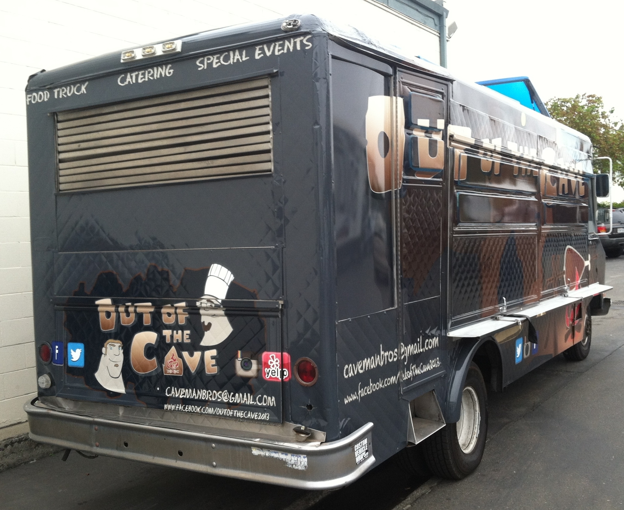 out of the cave food truck wrap09 Custom Vehicle Wraps