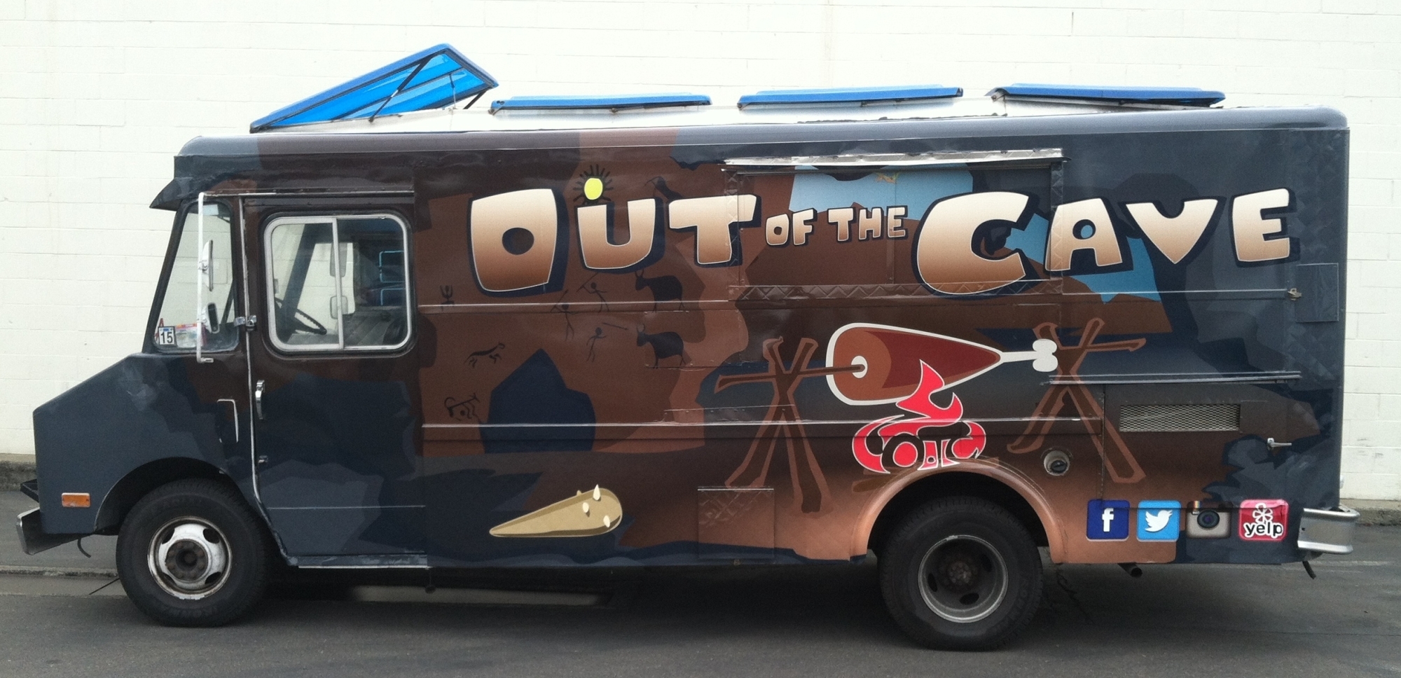 Out of the Cave Food Truck Wrap Custom Vehicle Wraps