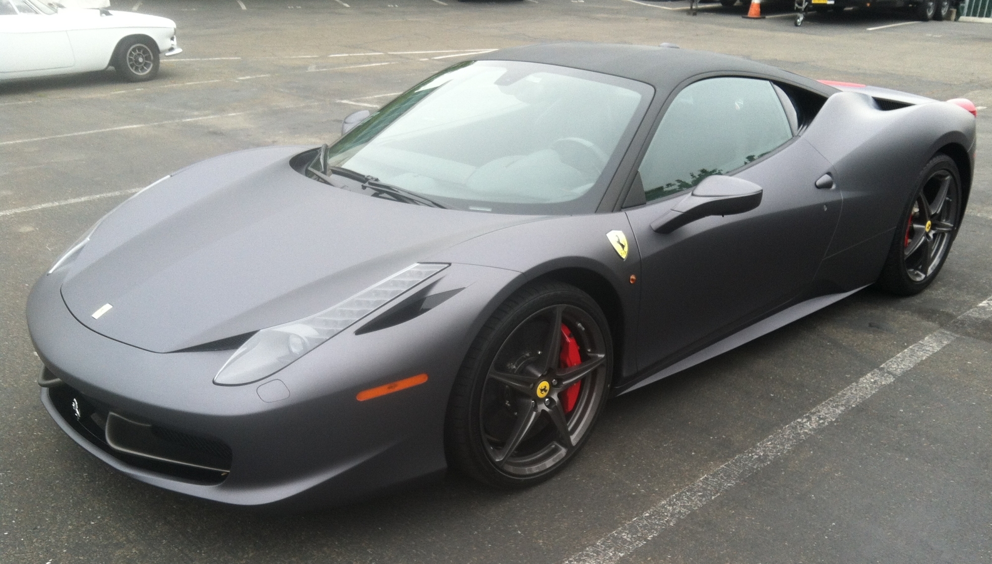 Ferrari Matte Grey Wrap31 Custom Vehicle Wraps