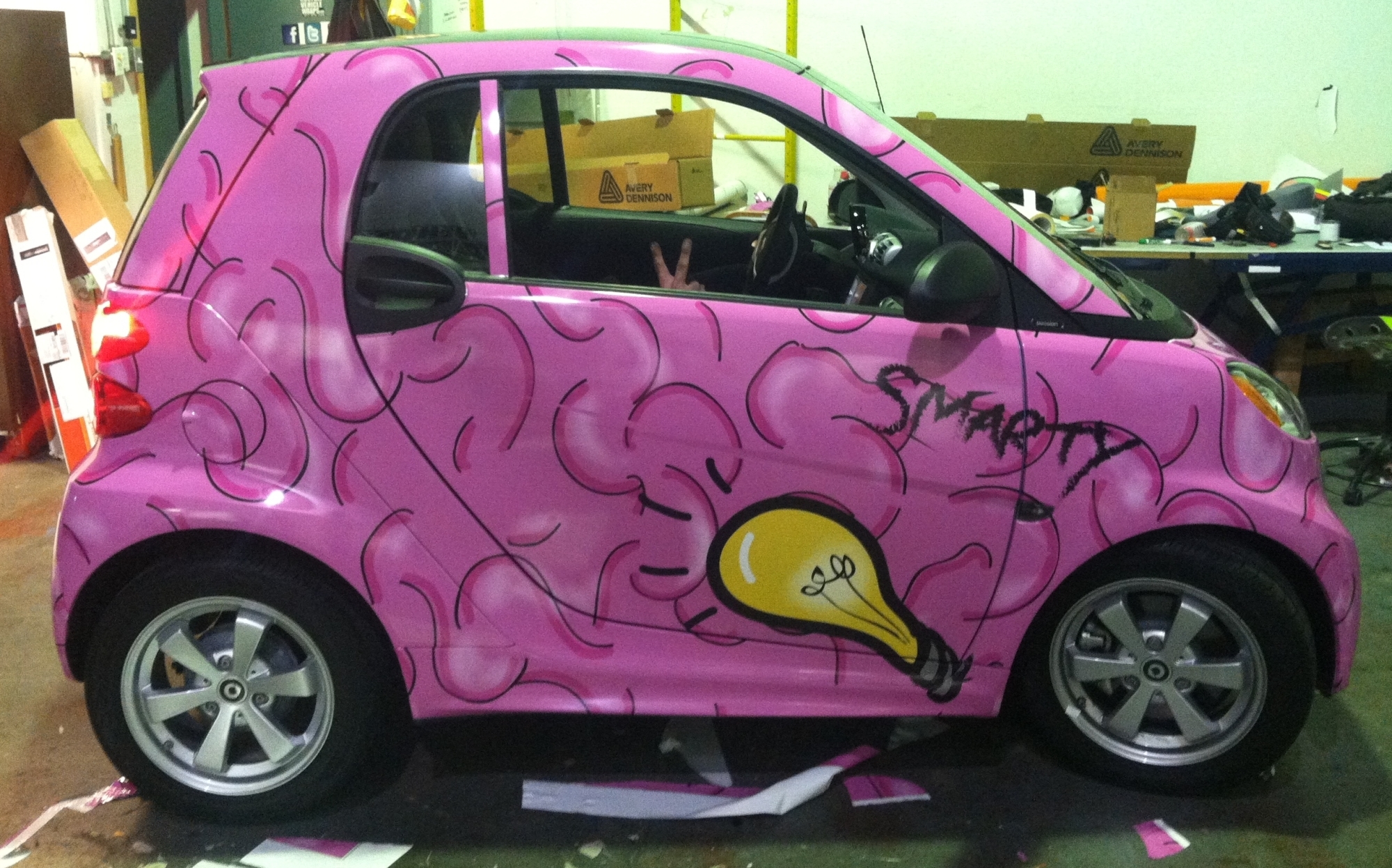 smarty smartcar wrap02 Custom Vehicle Wraps