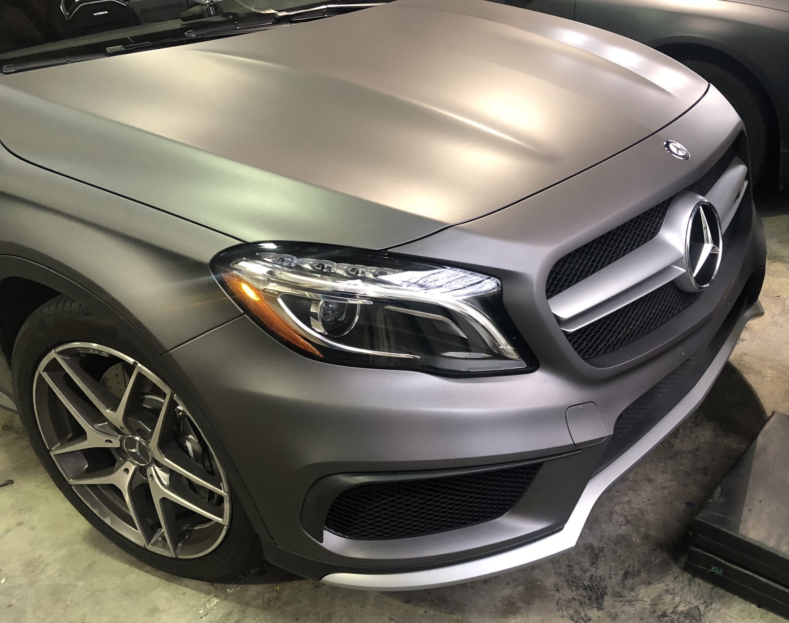 Mercedes Matte Wrap-07 – Custom Vehicle Wraps