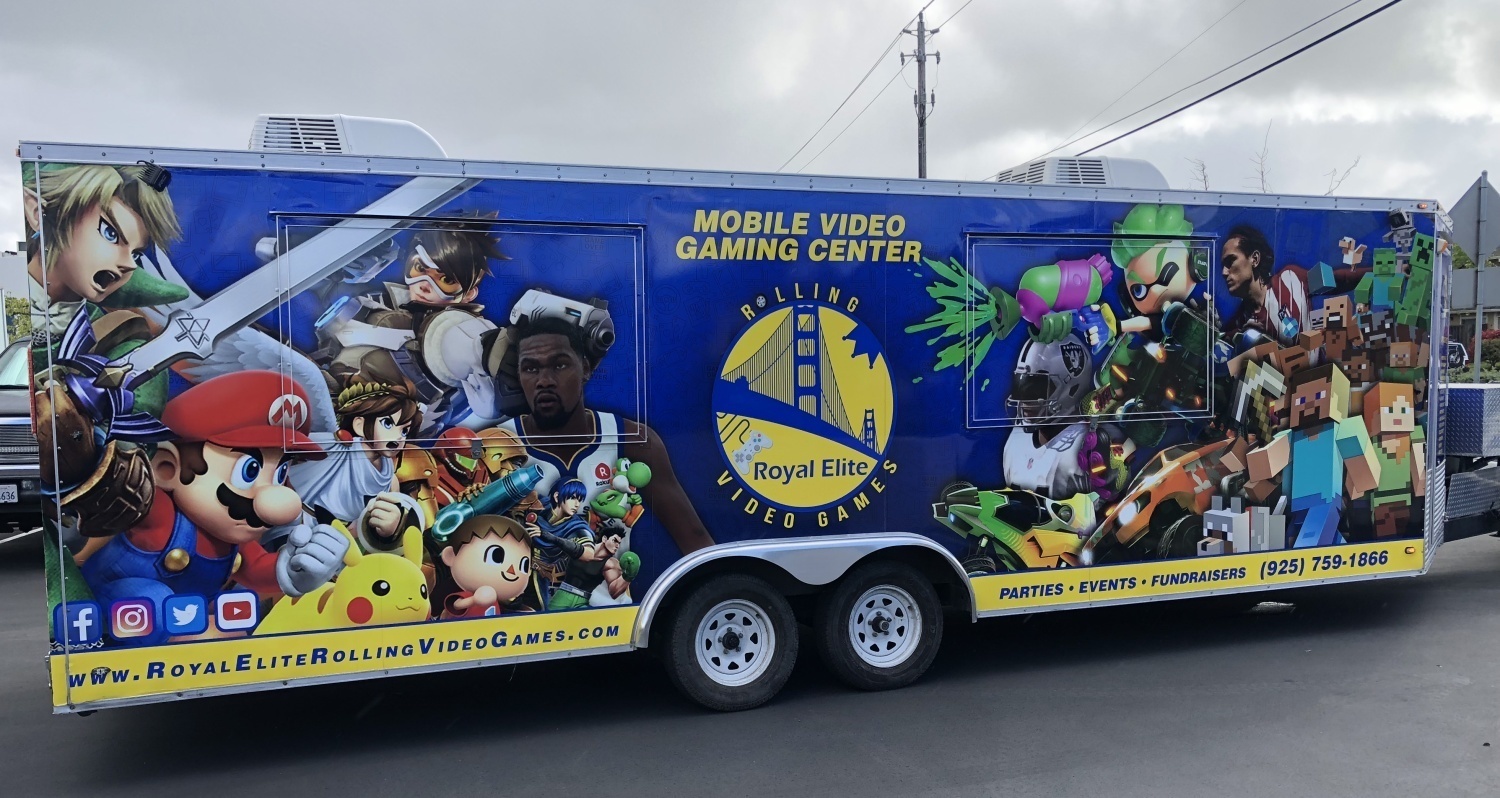Royal Elite Video Games Trailer Wrap Custom Vehicle Wraps
